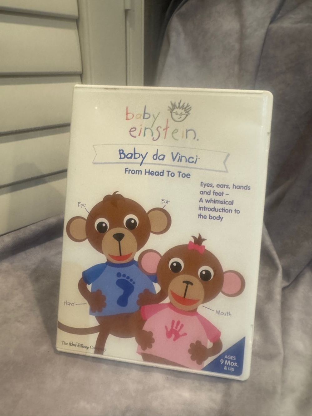 Baby Einstein "Baby da Vinci" DVD - White with Blue & Pink Graphics
